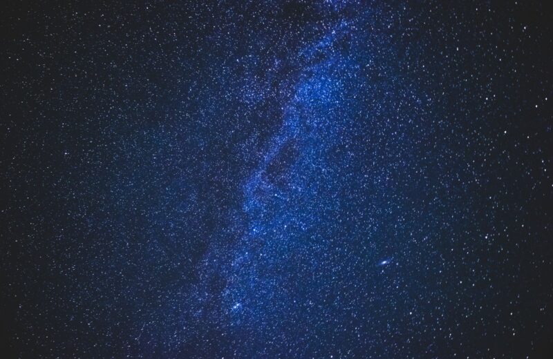The Milky Way across a dark sky crowded with stars